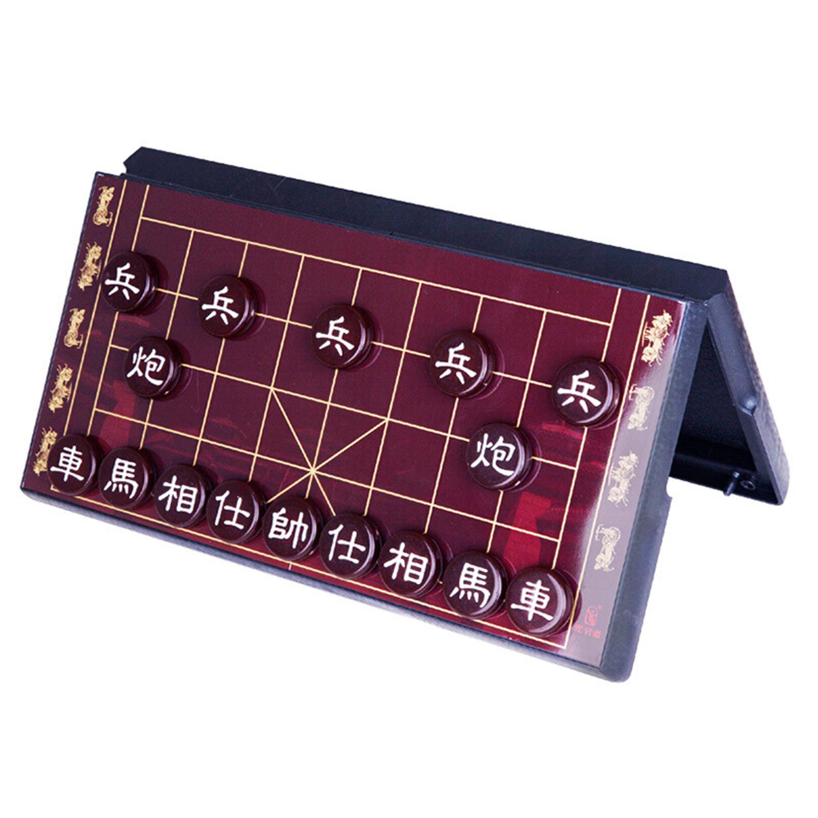 Chinese Chess Xiangqi Magnetische Stuk Compact Magnetische Chinese Xiangqi Schaken Bordspel Voor Speelgoed Reizen Boord