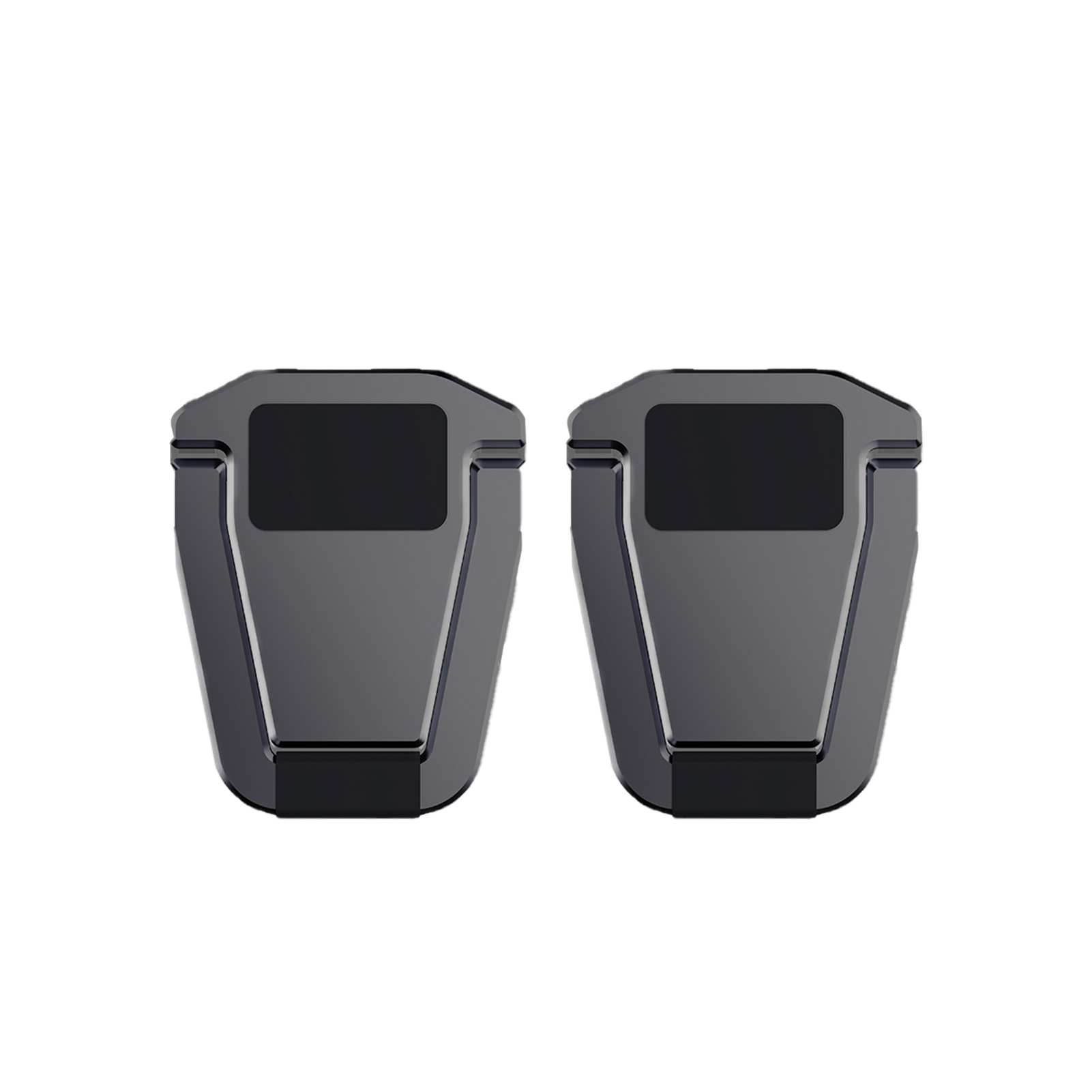 2pcs Kickstand Tablet Multifunctional Foldable Keyboard Mount Mini Holder Portable Invisible Laptop Stand Ergonomic Cooling Pad: Grey