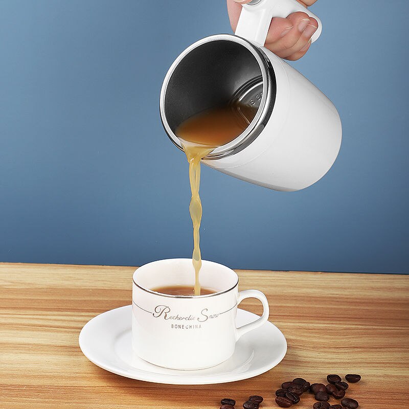 Fully Automatic Stirring Cup Charging Multi-functional Electric Coffee Cup Lazy Office Rotating Magnetic Cup Couple