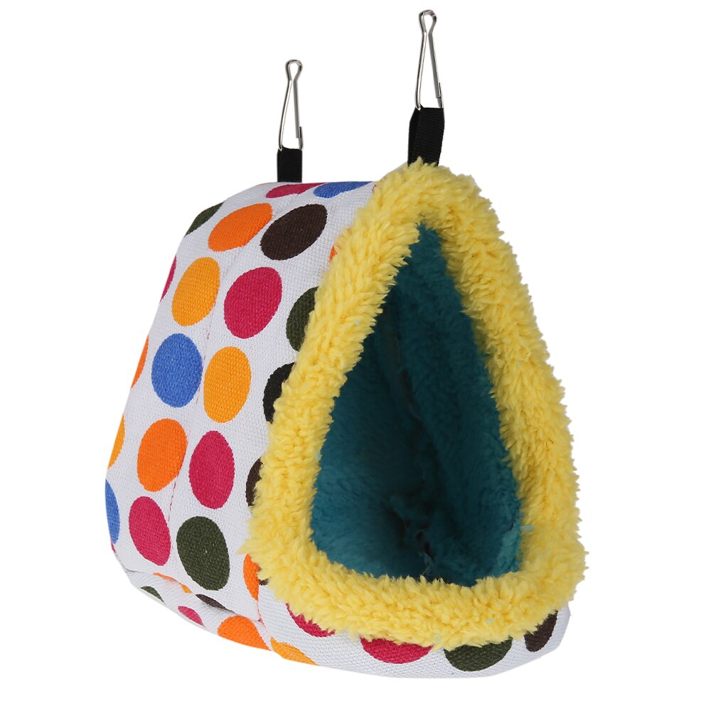 Vogel Papegaai Nest Zachte Pluche Vogel Papegaai Hangmat Warme Opknoping Bed Voor Pet Cave Kooi Hut Tent Speelgoed Huis Voor kleine Dieren: S