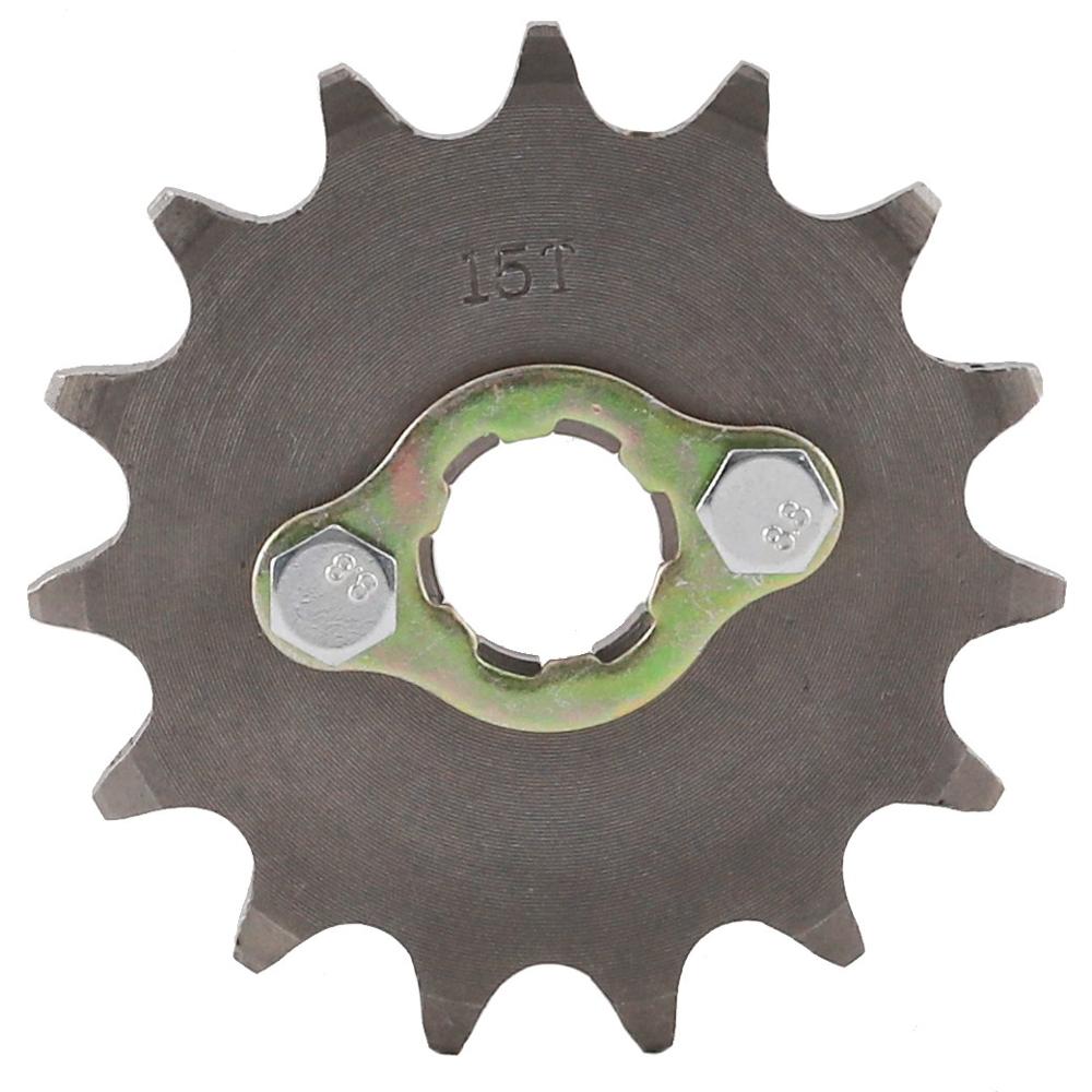 20Mm 12/14/15/16T Tanden 530 Ketting Tandwiel Cog Met Retainer Plaat Locker voor 125cc-350cc Dirt Pit Bike Atv Go Kart: 15T