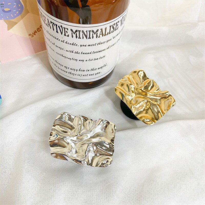 Universal Retro Irregular Geometric Grip Tok Korea Phone Holders Stand Griptok Socket For Phones Support Telephone Bracket