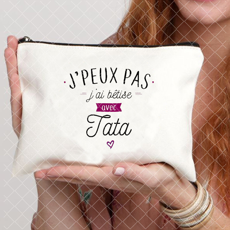 Merci Maitresse imprimer femmes Neceser sac de maquillage pochette organisateur de voyage fête des enseignants de remise des diplômes sac cosmétique Super Atsem: vert militaire