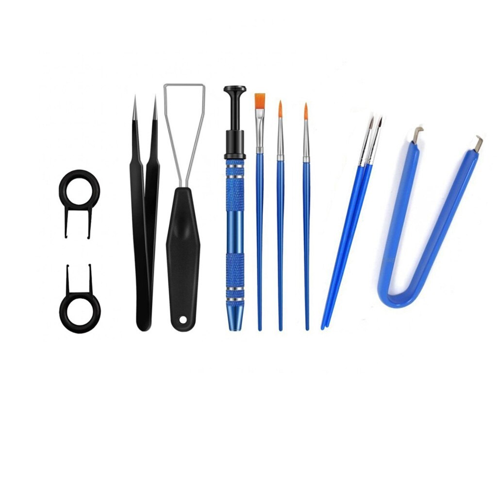 Mechanical keyboard tweezers lube tool brush switch stem puller ic claw holder for cherry kailh gateron ttc candy switches