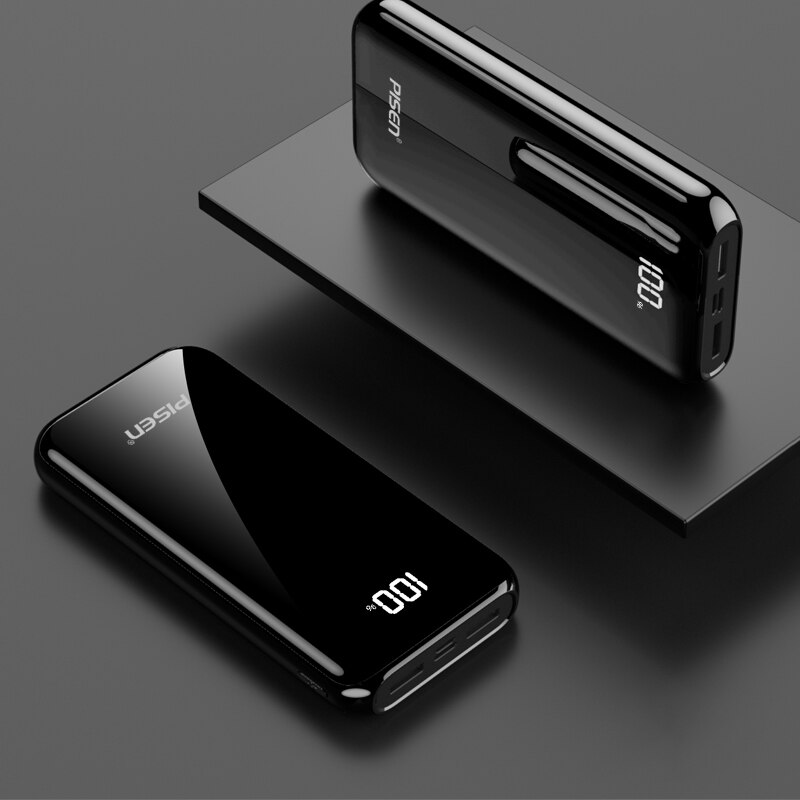 PISEN-batería portátil de 20000mah/30000mah/40000mah, powerbank de carga rápida de 22,5 w, ligera, 3 vías, carga rápida