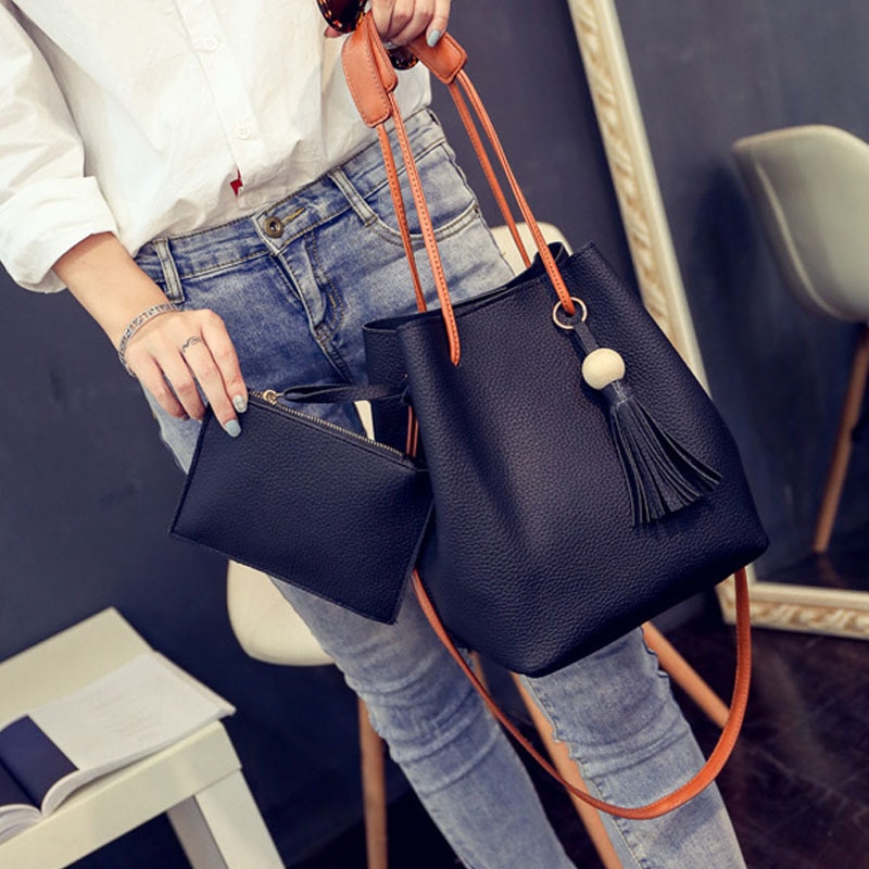 Newly Women Shoulder Bag with Handbag Set Tote Messenger Satchel Crossbody Bags CLA88