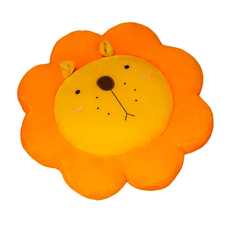 Dejlig tegneserie blomst formet pude pude super blød pude løve kaninkrystal til skæve aldersgruppe model nummerfyldning