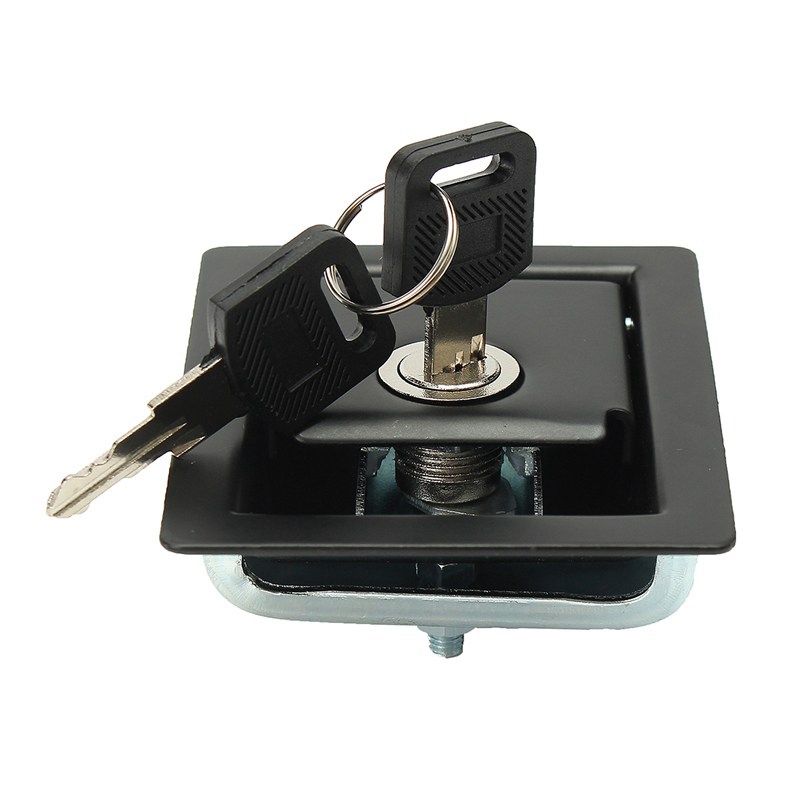 2X Rv Car Paddle Entry Door Lock Latch Handle Knob Camper-Trailer Pull Type Panel Door Lock