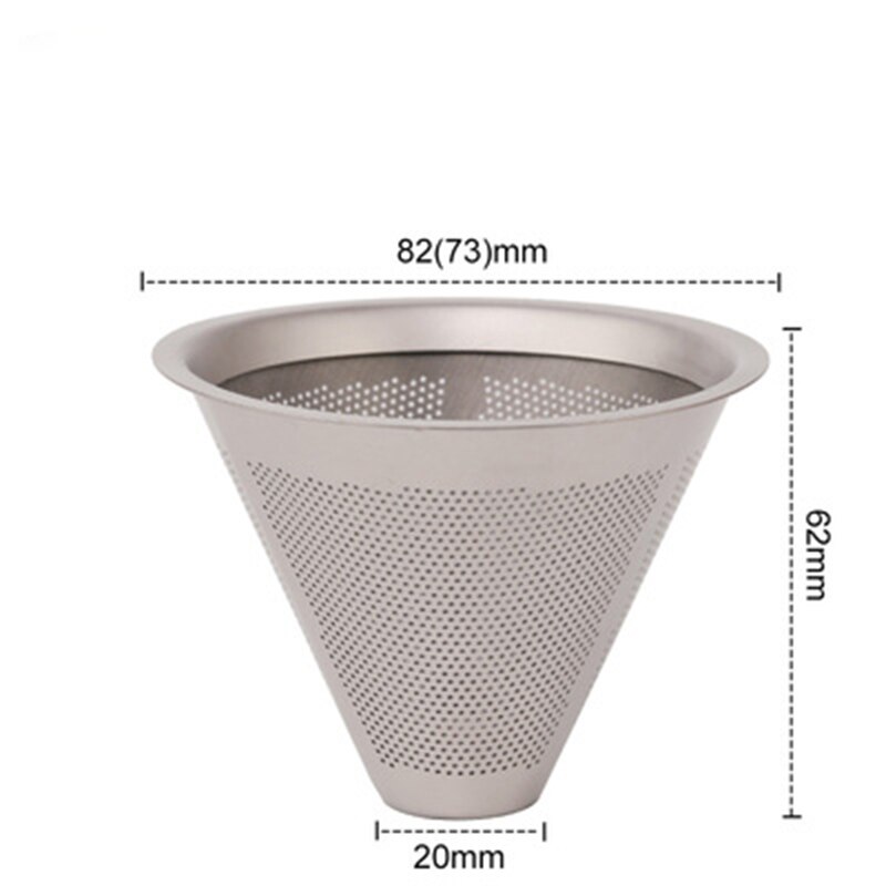 Ultraleicht Titan Kaffee Filter Camping Abnehmbare Reise Kaffee Filter Für draussen Rucksack Trinken Tee Filter Tassen Ta9010