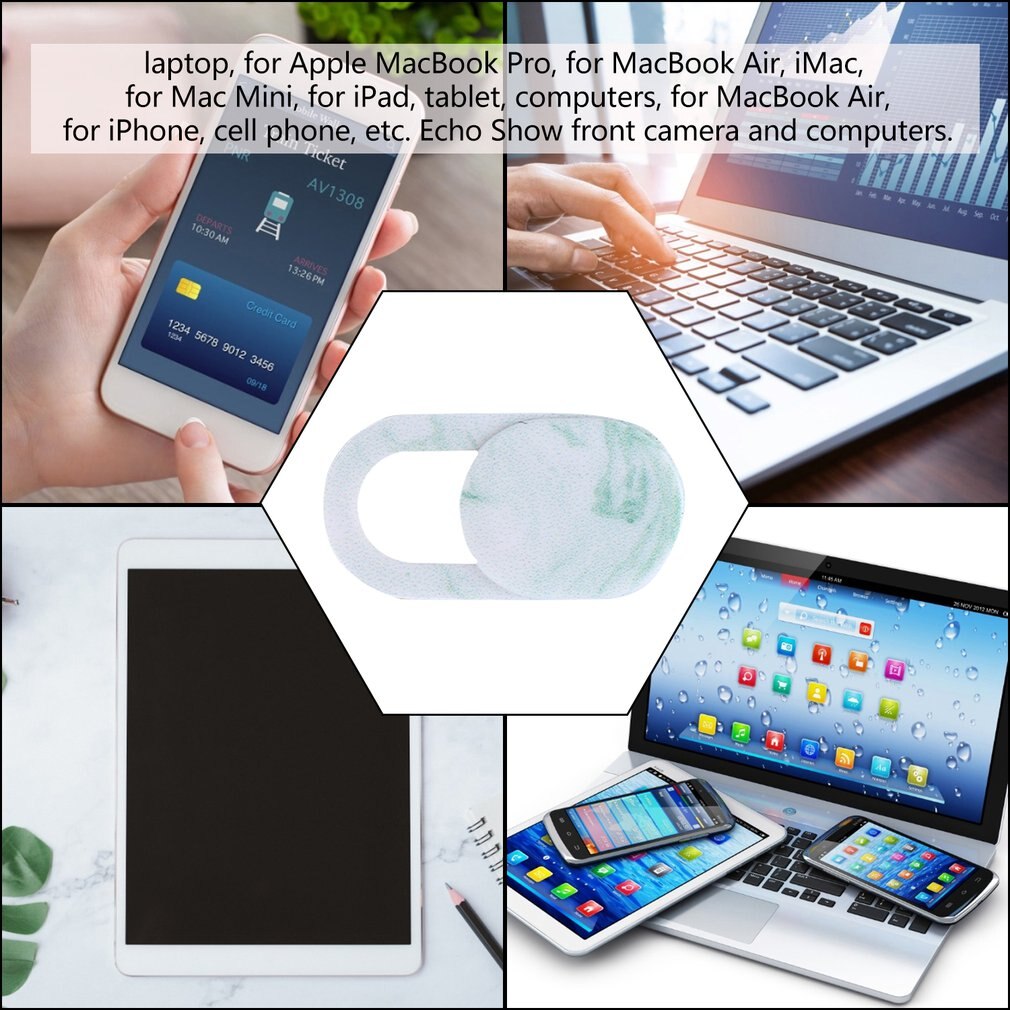 Webcam Sleeve Ultra Thin Thick Web Blocker For Pro... - Vicedeal