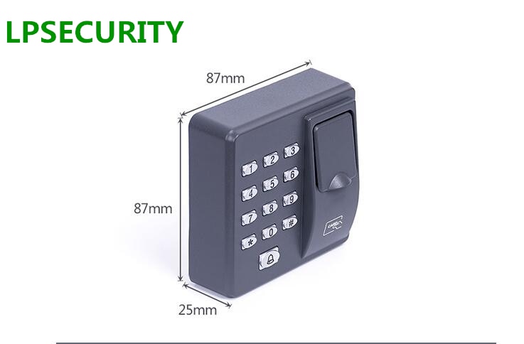 Standalone Biometric Fingerprint keypad Reader 125KHZ for gGate Opener Door lock intercom Access Control