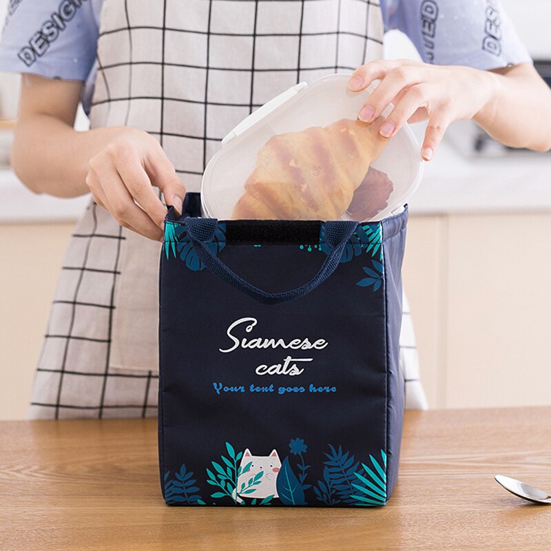 2021 nuove donne Tote Lunch Bag borsa da pranzo morbida isolata per esterni campeggio scuola ufficio studente Sac Bolsos Para Mujer