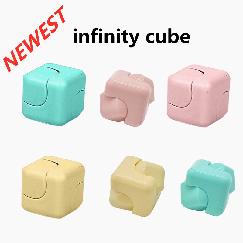 Antistress Oneindige Kubus Anti-Angst Spinning Stress Reliever Autisme Speelgoed Spinning Toy Magic Cube Kantoor Flip Cubic Voor Volwassenen