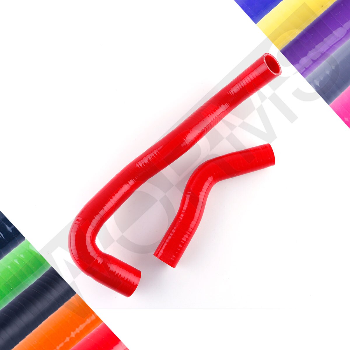 Fit Toyota Hilux LN65 4Runner LN60 LN61 2.4D 2L Silicone Radiator Hoses: Red