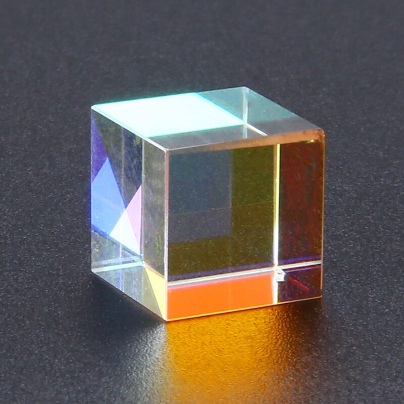Kuutio dikroinen prisma 10 x 10mm viallinen risti optinen lasi peiliyhdistäjä jakaja sisustus läpinäkyvä luokka moduuli tutkimuslelu