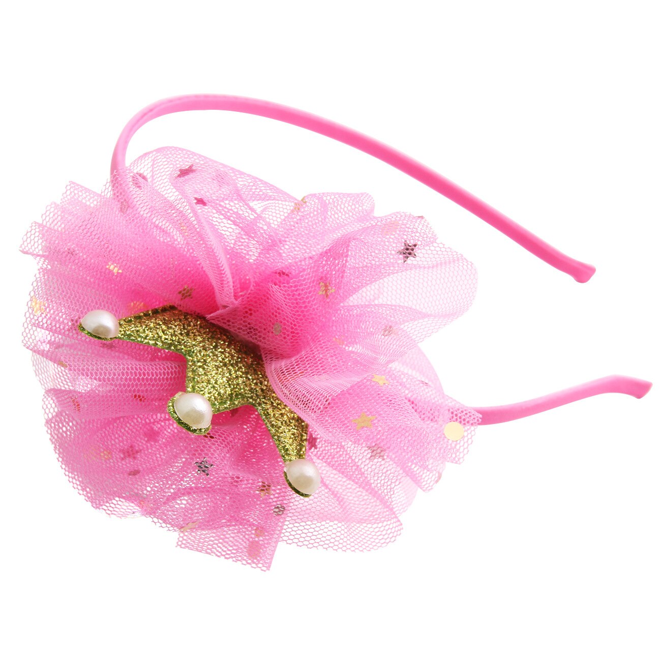 Diadema de flores con corona de niños, accesorios de bebé niña, 1 unidad: Red