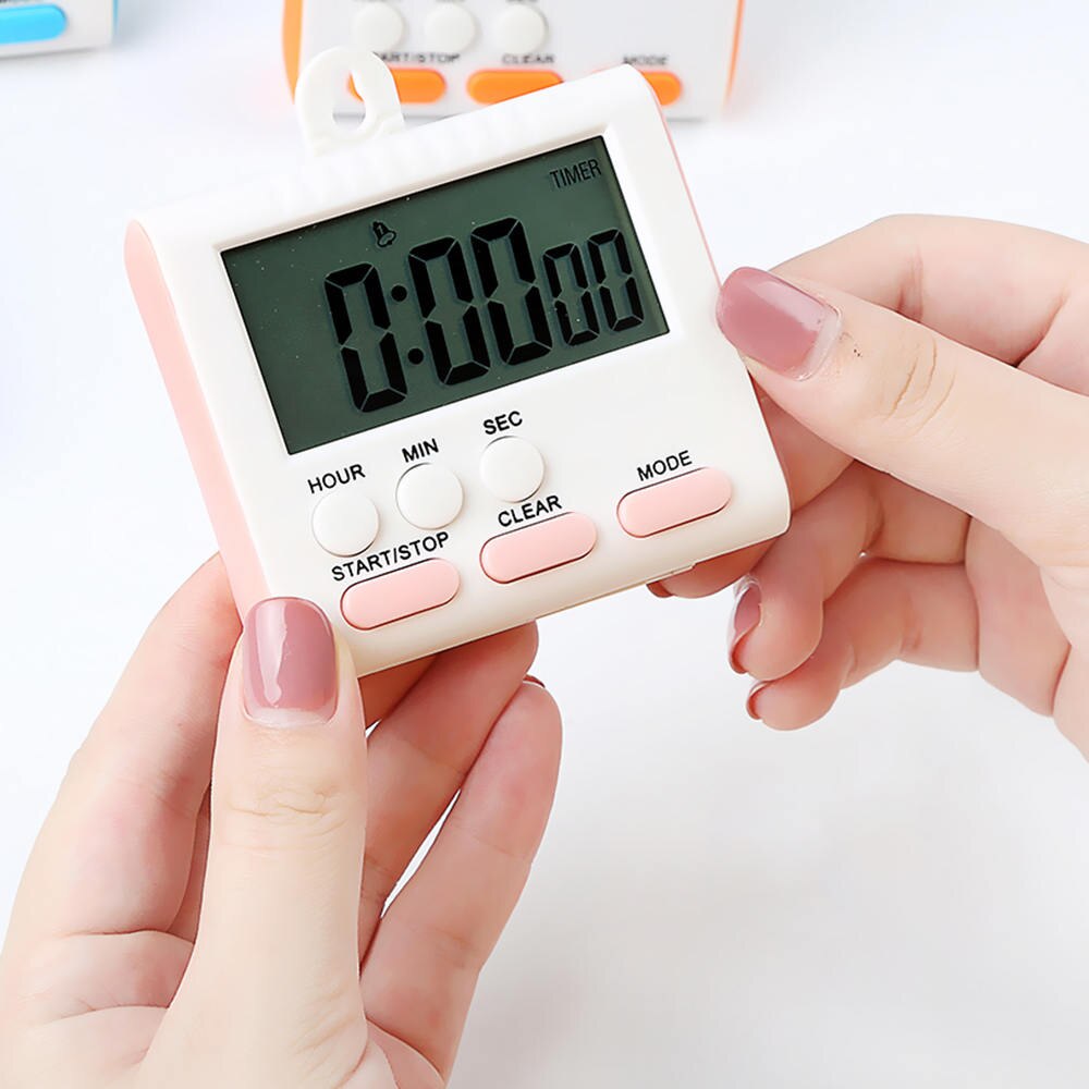 1 pcs Classroom Meeting Timers for Kids and Teacher Digital Kitchen Timer Count-Up Count Down for Cooking Baking Office Study: Maroon