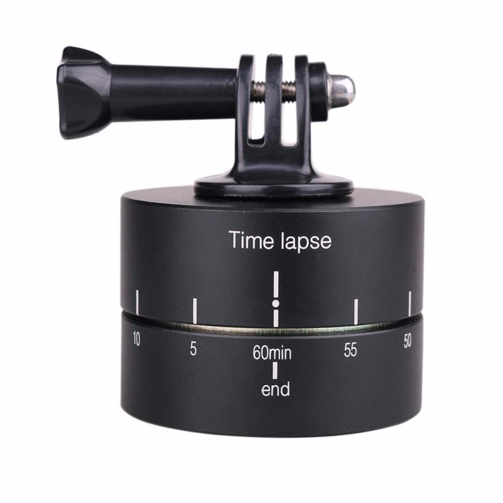 Temporizador de minutos 60min 120 estabilizador de retardo Panning giratorio para Gopro Hero 8/7/6/5/4/3 + SJCAM Xiaomi Yi: 60mins