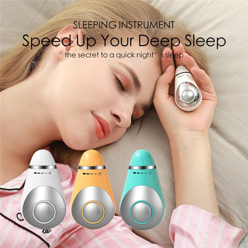 Usb Opladen Microcurrent Slaap Holding Sleep Aid Instrument Overdrukventiel Slaap Apparaat Hypnose Instrument Stimulator En Ontspannen