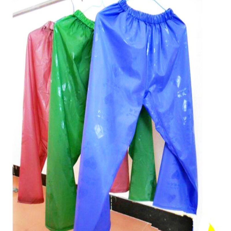 Impermeable Rubber Raincoat Adult Plastic Rain Pants Gear Waterproof Trousers Fishing Outdoor Garden Supplies
