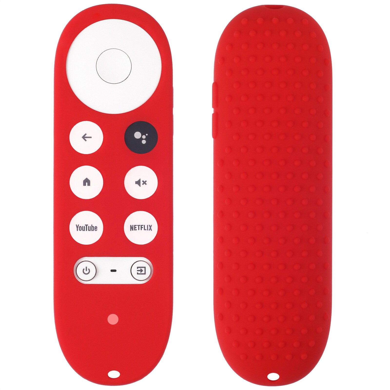 top selling Silicone Protective Case for Chrome-cast with Google TV Remote ShockProof Cover Support and: L