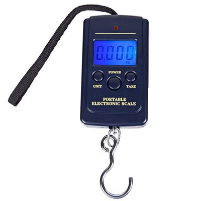 Pequeña báscula electrónica portátil Mini balanza electrónica LCD electrónica Digital maleta de viaje bolsa balanza para colgar equipaje 1 Uds