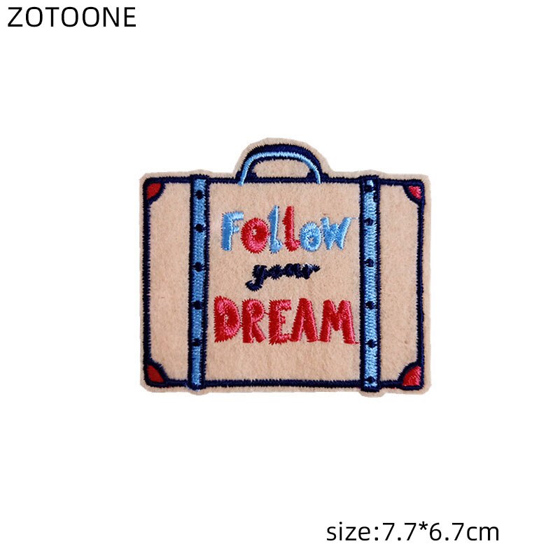 Zotoone Geborduurde Badge Ijzer Op Veer Patch Warmteoverdracht Voor Kleding Jeans Diy Kameel Cactus Patches Voor Kinderen Tas Applique E: Zilver