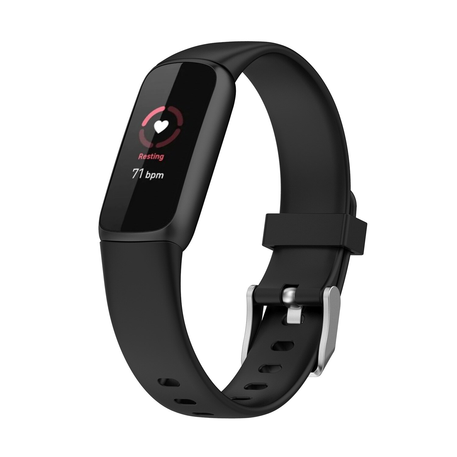 Bracelet de Luxe en Silicone souple pour Fitbit, accessoires pour montre connectée