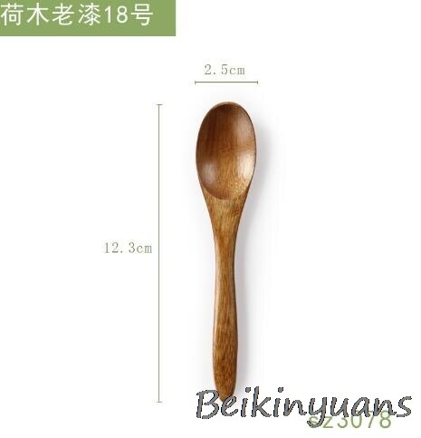Bébé fait main cuillère en bois naturel en bois aromatisé lait enfant alimentation bébé produits: SZ3078