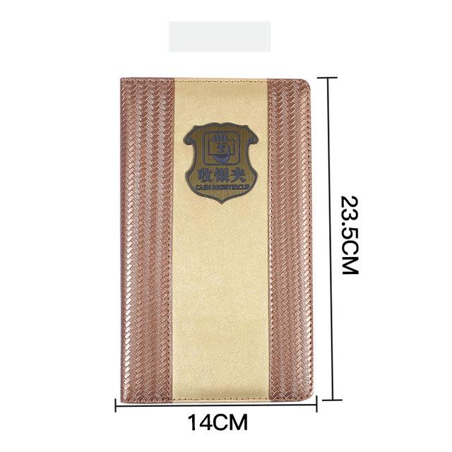 Facture de restaurant, poche de serveur, classeur magnétique: Rose