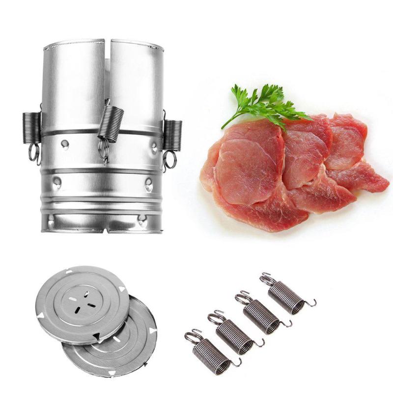 3 capas redondo de acero inoxidable prensa de jamones hacer la máquina de carne de pescado aves de corral cocina herramienta de cocina para carne pescado mariscos