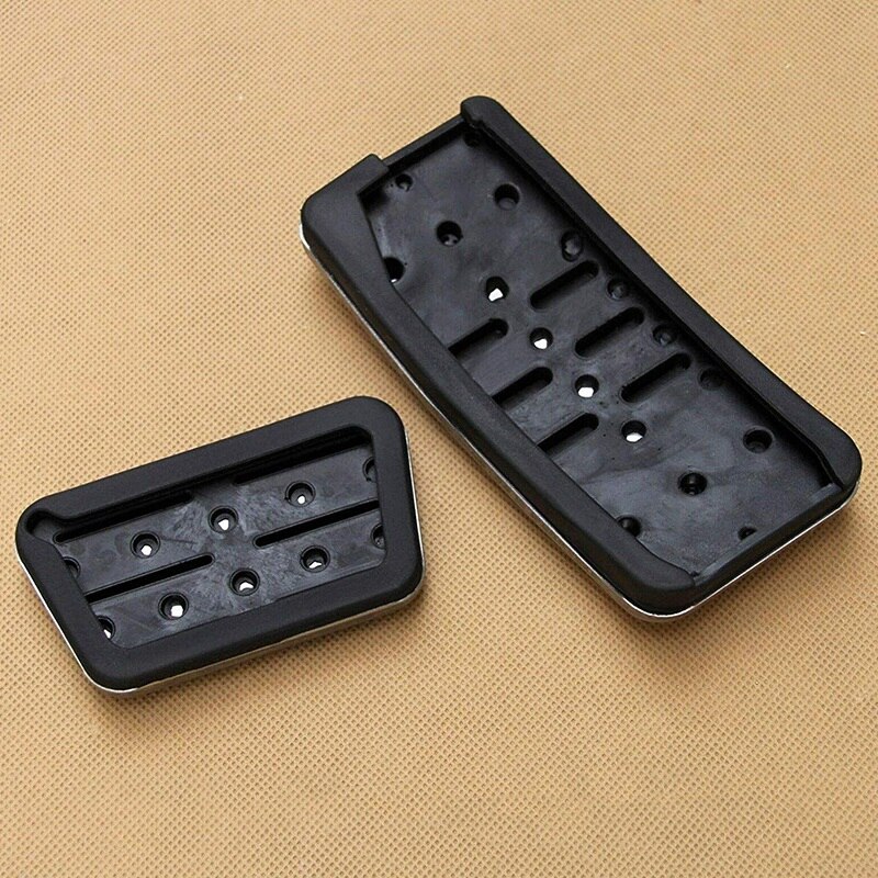 2Pcs Accelerator Fuel Brake Foot Pedal Pad Cover for Ford Mustang Accessory