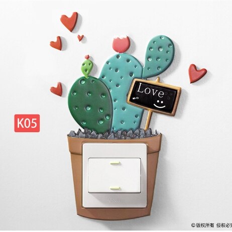 Pegatinas 3d Adesivos De Parede Switch Stickers Naklejki Children&#39;s Room Autocollant Mural Glow In The Dark Adesivi Home Decor: K05