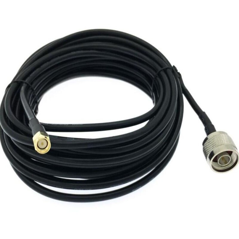 50Ohm Cable Extension Multiple Lengths SMA Male to N-Male connector Coaxial Extend cable high gain 10 meters