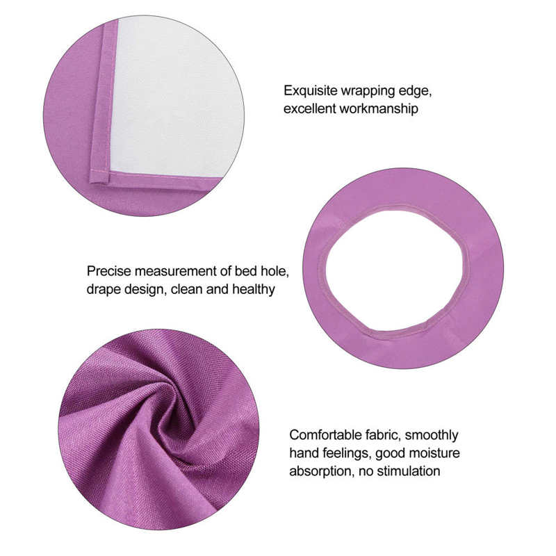 Massage Matras Full Body Massage Stoel Waterdichte Schoonheidssalon Laken Spa Massage Tafel Bed Cover (75X200cm Open Gat