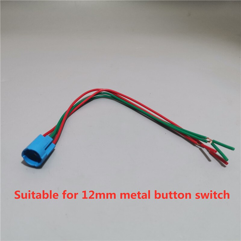 12mm 16mm 19mm 22mm 25mm Cable Socket for Metal Push Button Switch Wiring 2-6 Wires Stable Lamp Light Button: 12mm