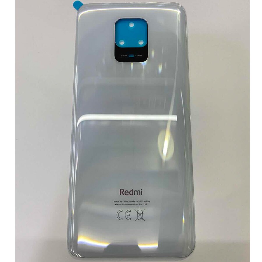 para Xiaomi Redmi Note 9S Cubierta trasera de la batería carcasa de la puerta trasera Panel de cristal Note9 Pro para Redmi note 9 pro cubierta de la batería