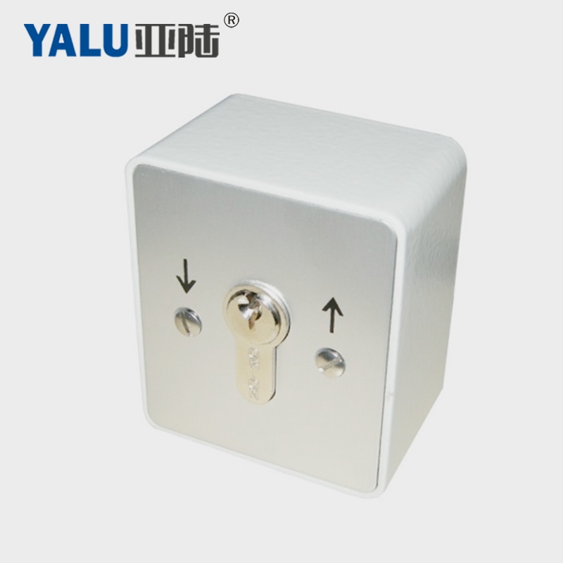 Interruptor de llave de YL-8102, cierre de persiana enrollable automático eléctrico para puerta de garaje y bicicleta, cerradura de seguridad de aluminio