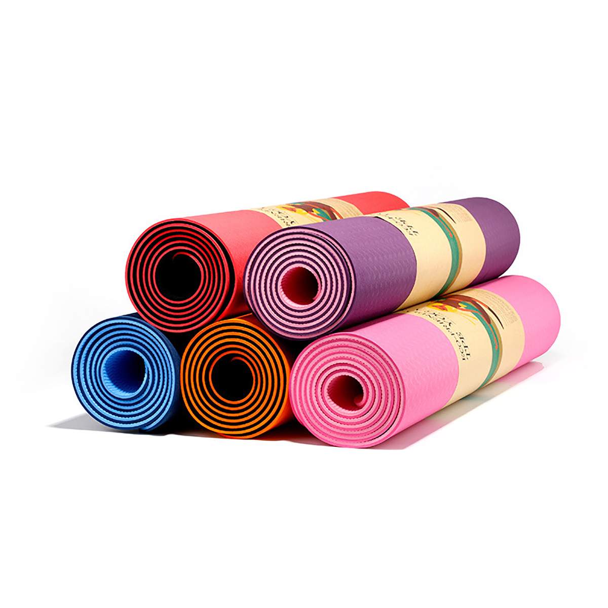 6mm tpe yogamat antislip sport fitness oefening pilates gym colchonete voor beginners 183 x 61 x 0.6cm