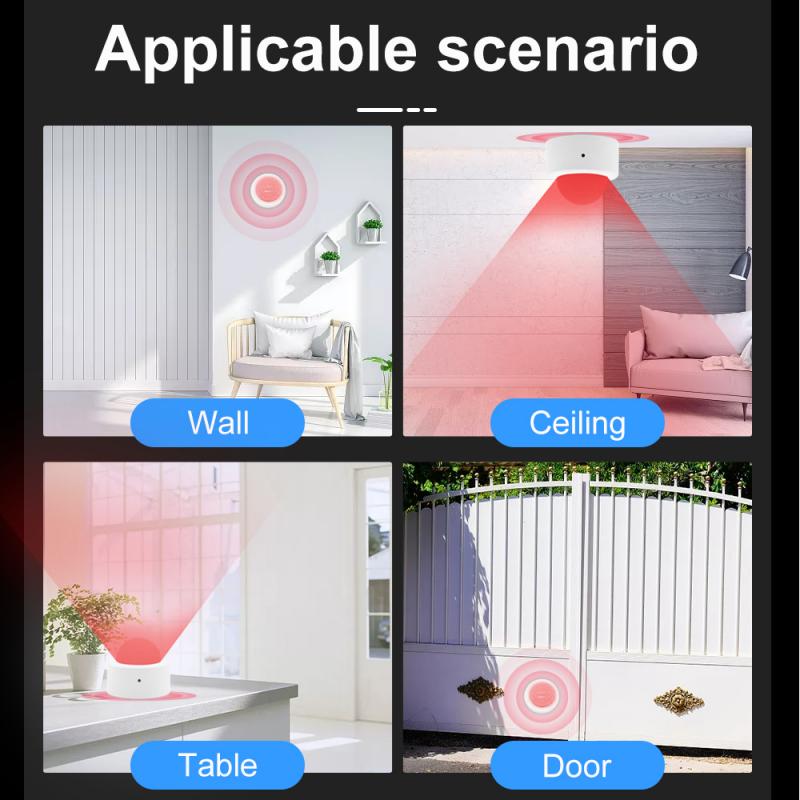 Tuya ZigBee Motion Sensor PIR Automation Human Smart Body Movement Infrared Detector Wireless Security Smart Life APP Control