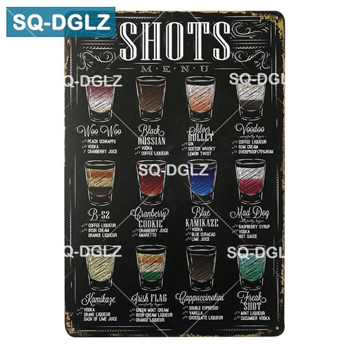 [sq-dglz] kaffe gør alt muligt metalskilt kaffepause vægdekoration kaffemenu blikskilte maleri plakater kunstplakat: 0002