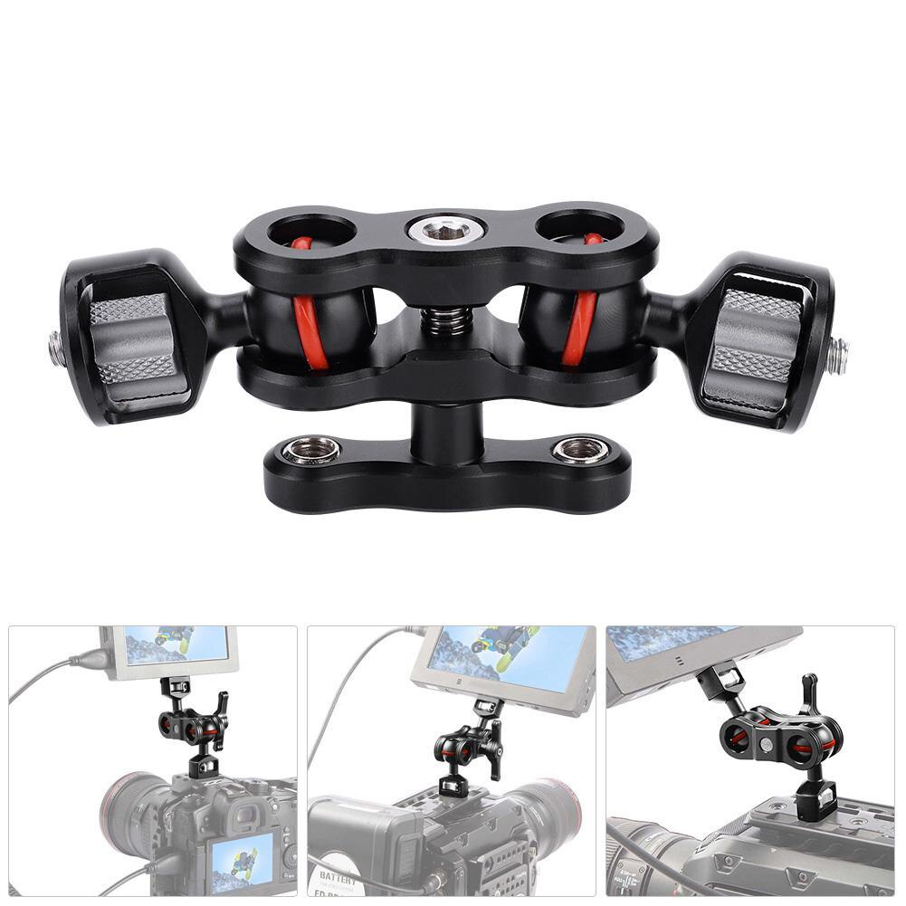 Multi-Funktion Magie Arm Dual Ball Kopf Heißer Schuh Magie Arme Mount Adapter Mit Schraube Kamera Zubehör