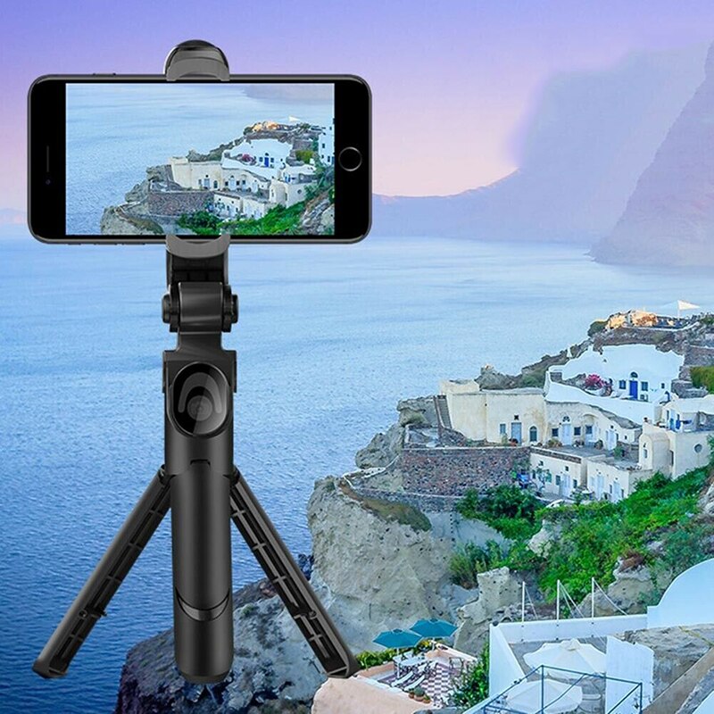 Style 3 In 1 Wireless Bluetooth Selfie Stick Extendable Handheld Monopod Foldable Mini Tripod With Shutter Remote For Phone