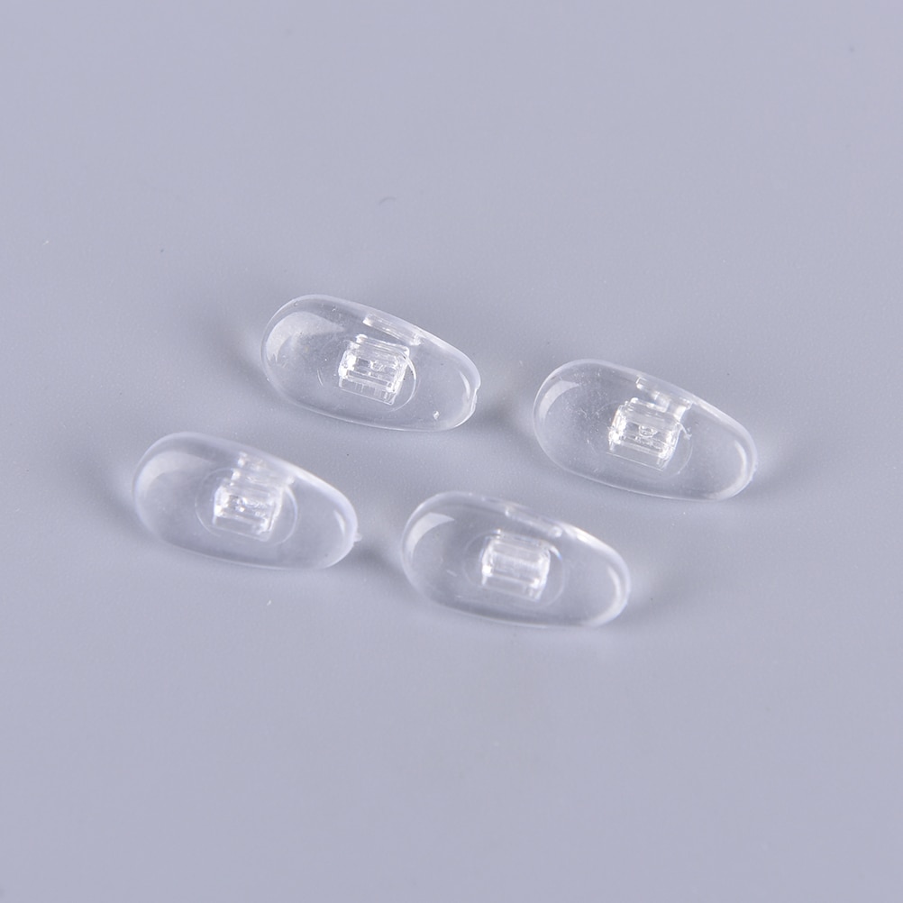 10 stuks = 5 paar handige zachte antislip siliconen neuspads voor brillen, zonnebrillen