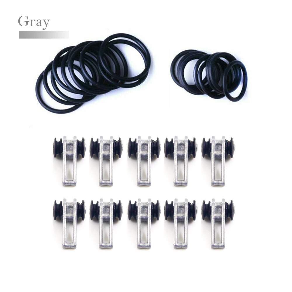 10 Pcs/Set Plastic fishing device for hanging lure on the rod hook hanger Fishing Rod Pole Hook Keeper for Locket Bait Device: G312425
