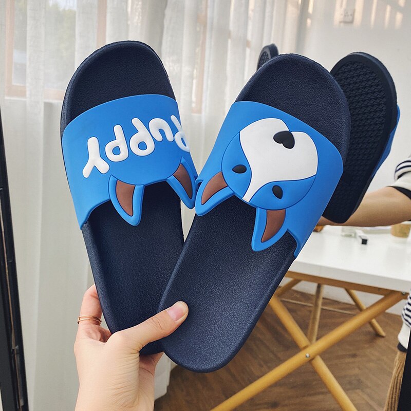 Miesten sandaalit sandaalit kesäkoti naisten tohvelit tohvelit sandaalit platform-sandaalit rantatossut ulkokäyttöön: Sininen / 8.5