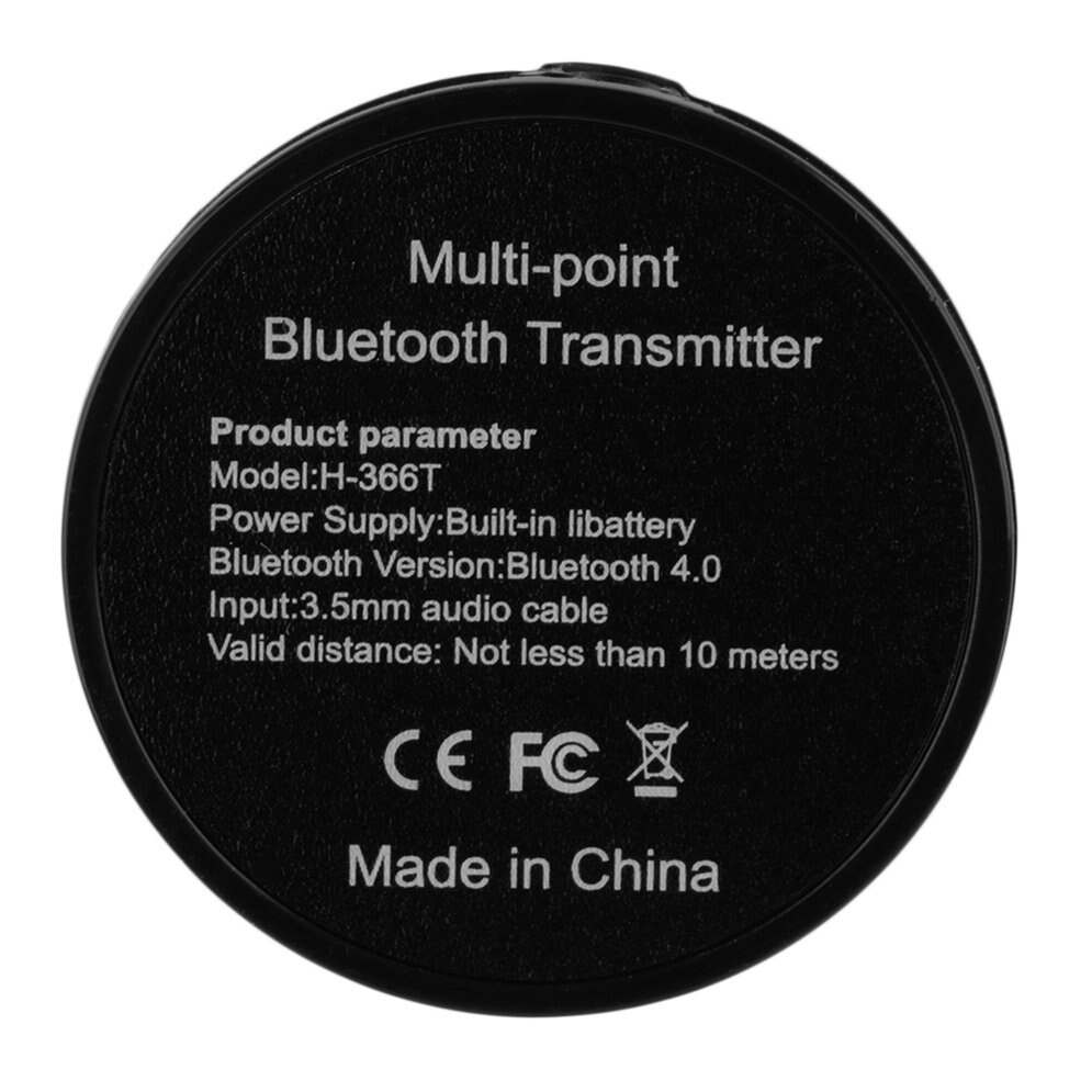 Wireless Bluetooth 4.0 A2DP Audio Stereo Dongle Adapter Transmitter for TV PC Not less than 10 meters