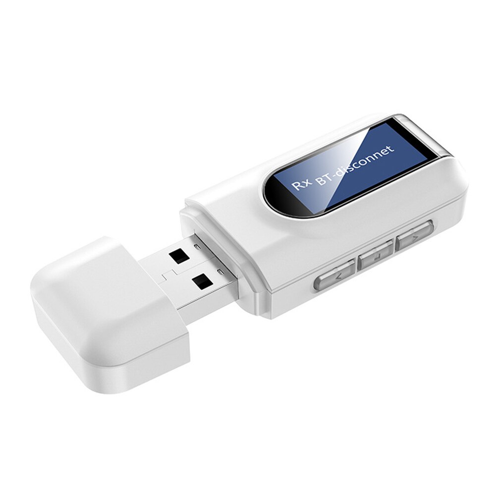 2 in 1 kabellos Audio- Sender Empfänger LCD Anzeige USB Bluetooth 5,0 Dongle USB Stereo Musik kabellos Adapter