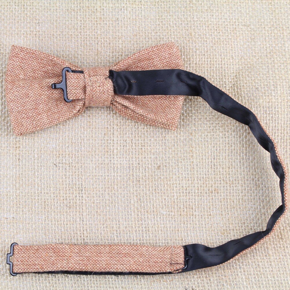 Overlegen klassisk formell ull bomull sløyfe gravata flere farger houndstooth mønster slips herre luksus slips tweed sløyfe