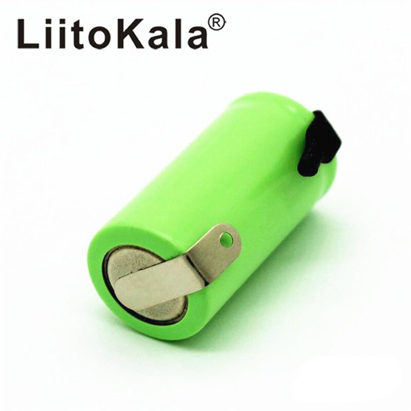 LiitoKala 2/3 AA Rechargeable Battery 600mAh Ni-Cd nicd 1.2V Battery Batteries Blue - the more , the cheaper-